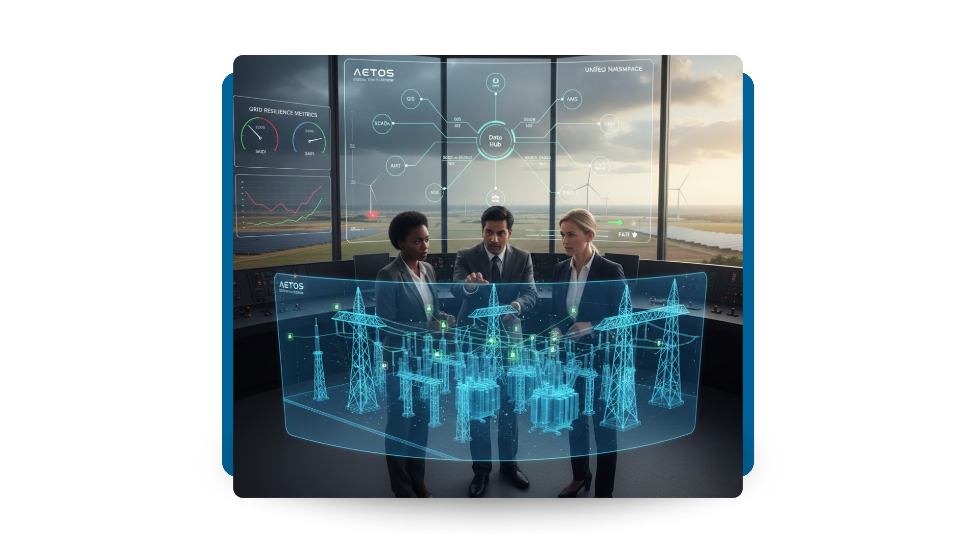 Aetos turns the abstract data from your UNS and IIoT sensors into a visual map of your actual facility.